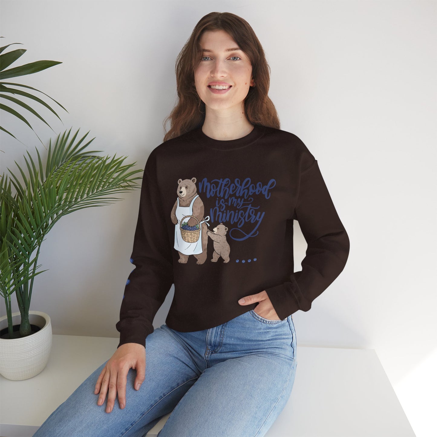 Motherhood Is My Ministry Crewneck Sweatshirt