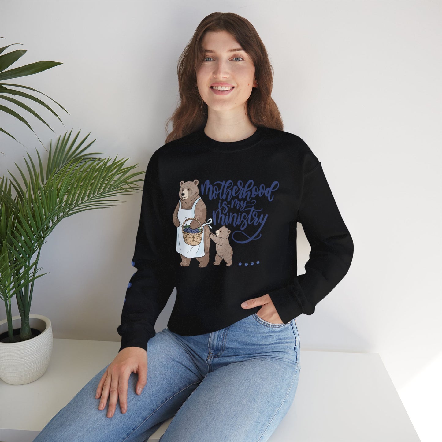 Motherhood Is My Ministry Crewneck Sweatshirt