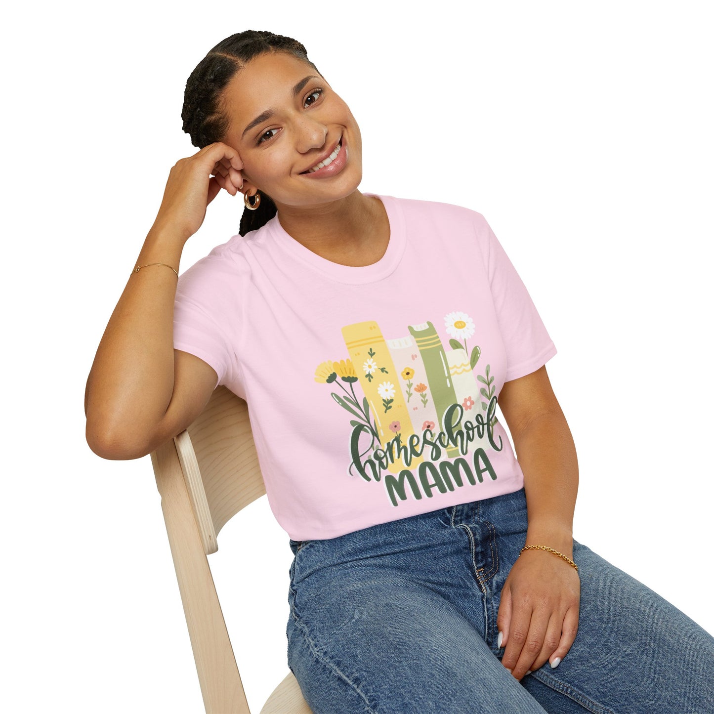 Homeschool Mama Floral Tee