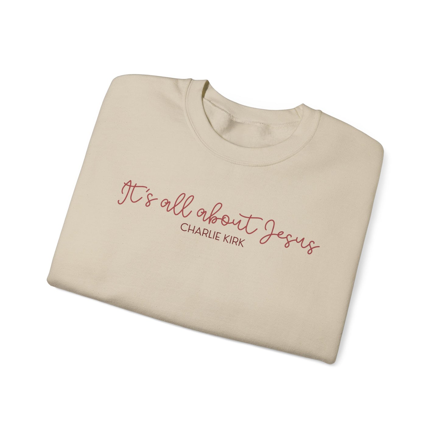 All About Jesus Crewneck Sweatshirt