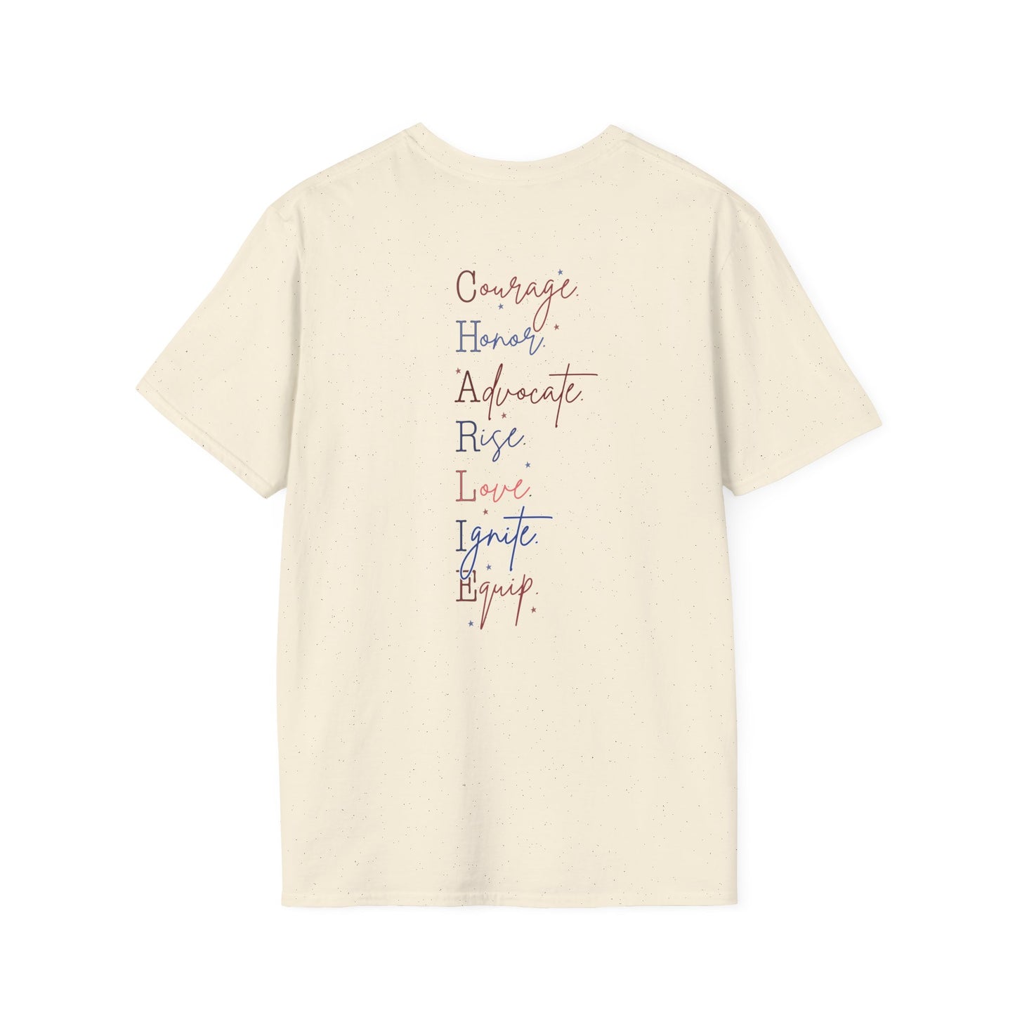 All About Jesus Tee (Red&Blue Design)