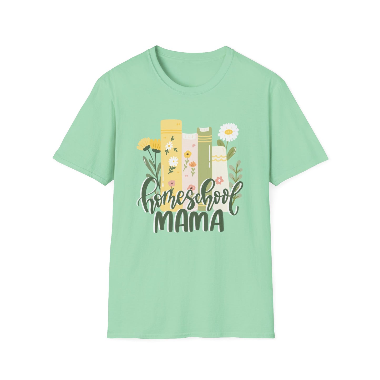 Homeschool Mama Floral Tee