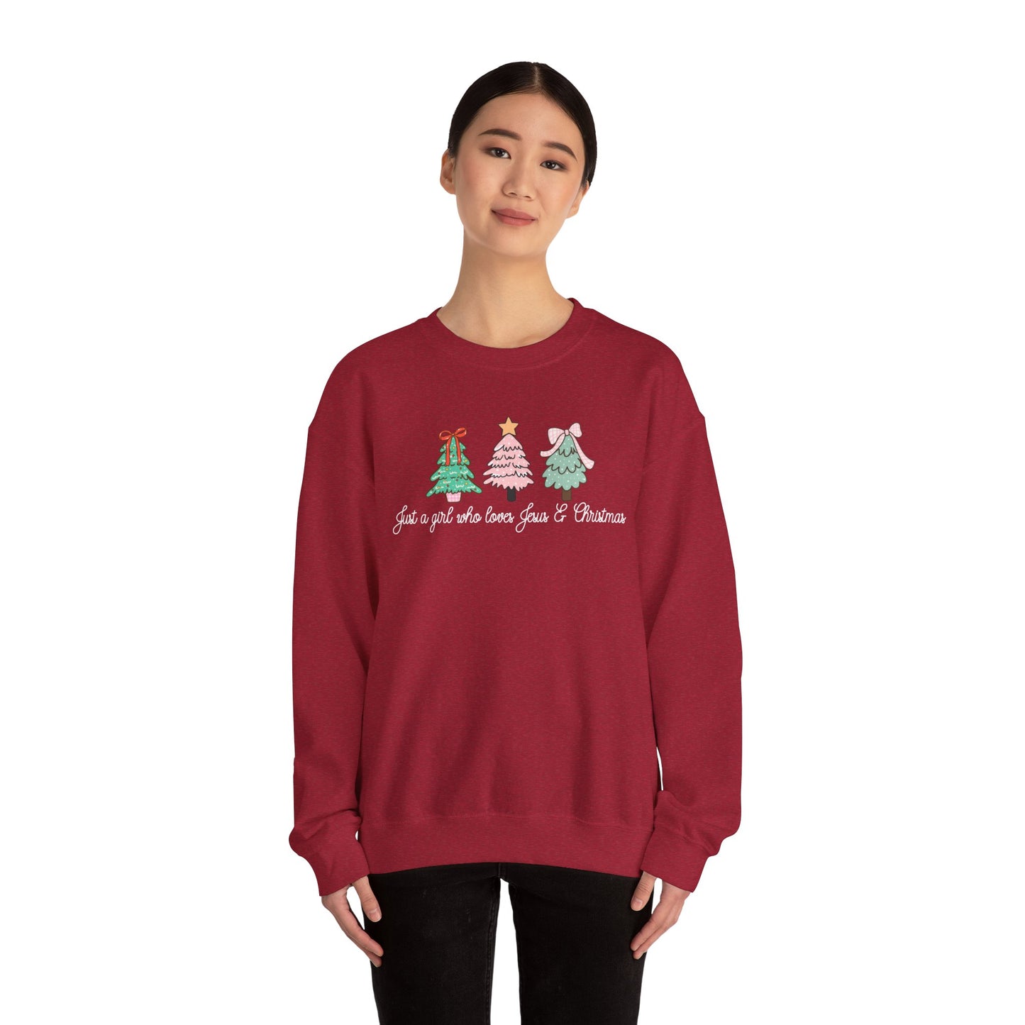 Love Jesus & Christmas Sweatshirt