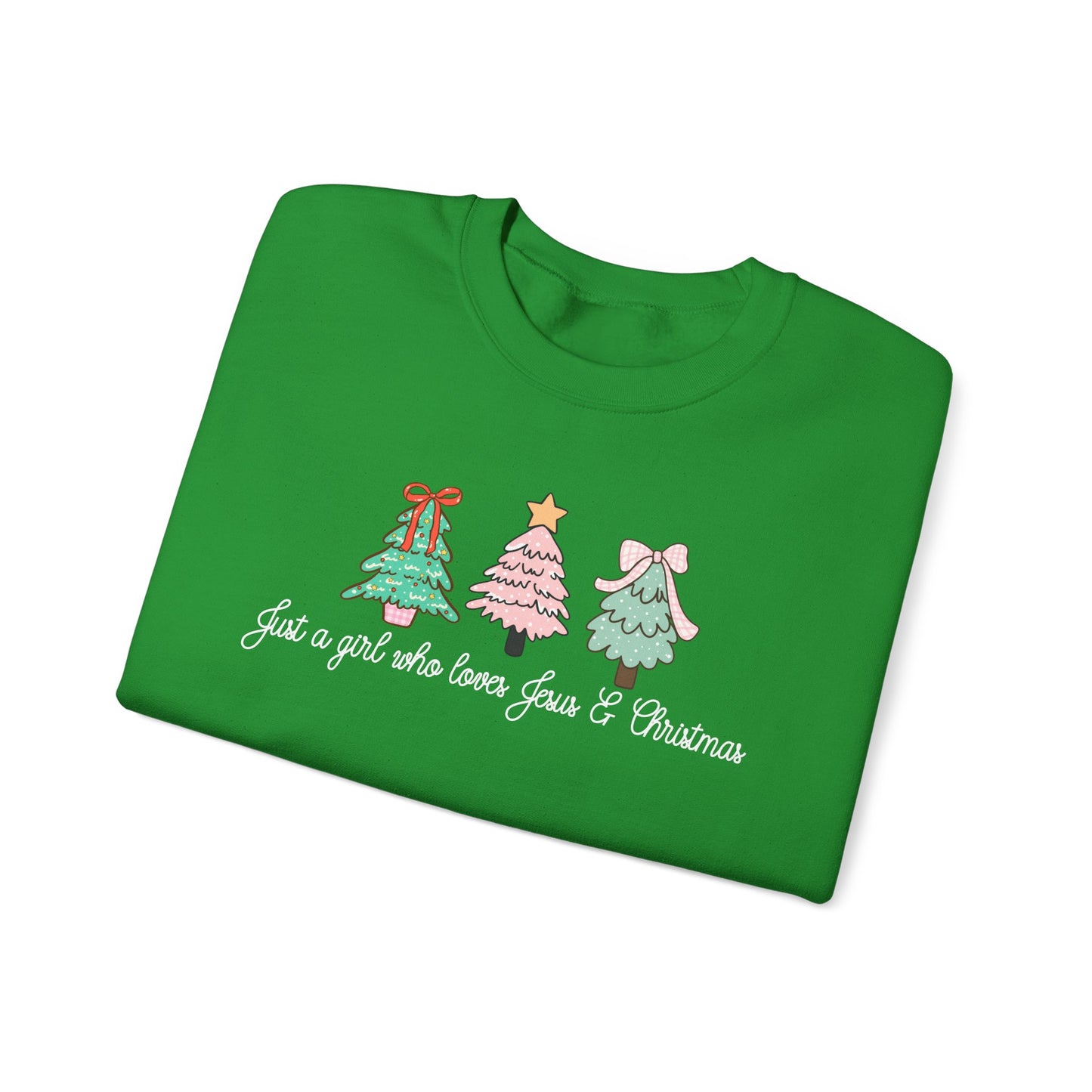 Love Jesus & Christmas Sweatshirt