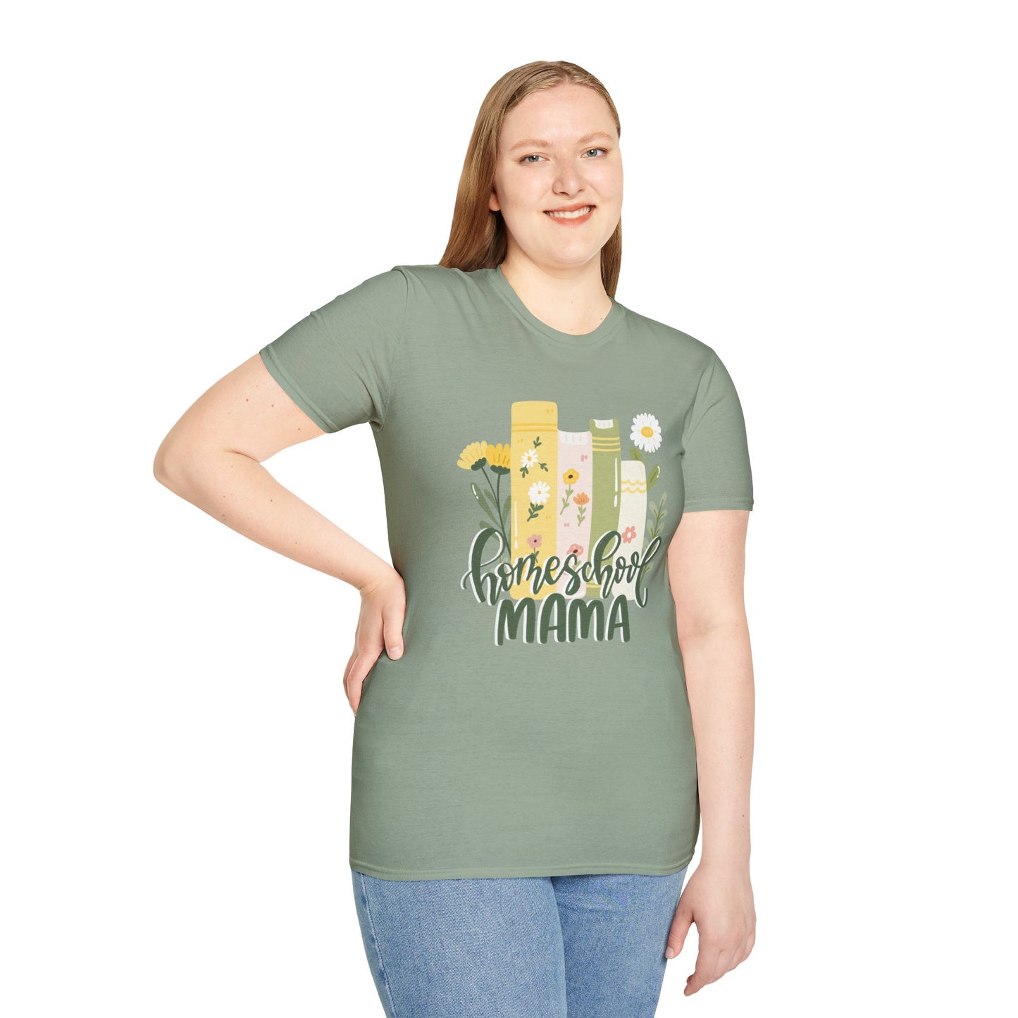 Homeschool Mama Floral Tee