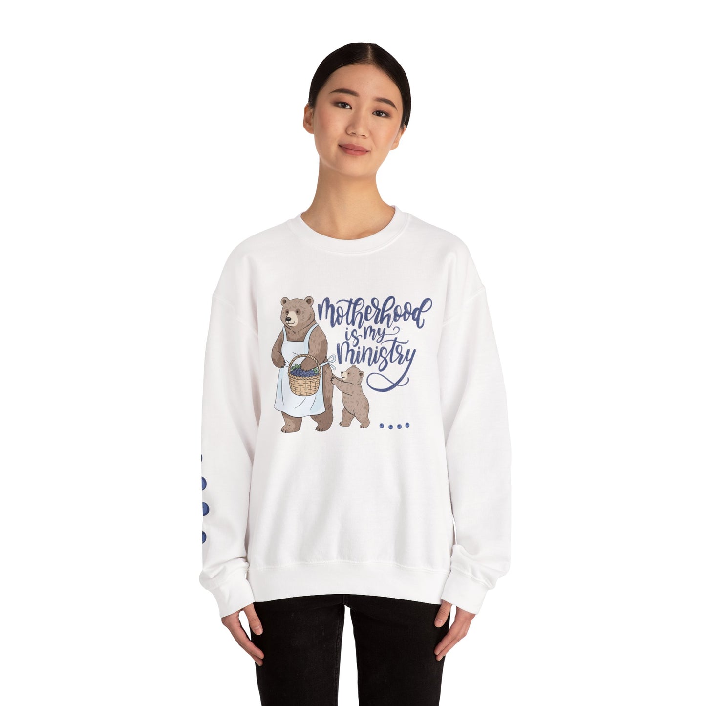 Motherhood Is My Ministry Crewneck Sweatshirt