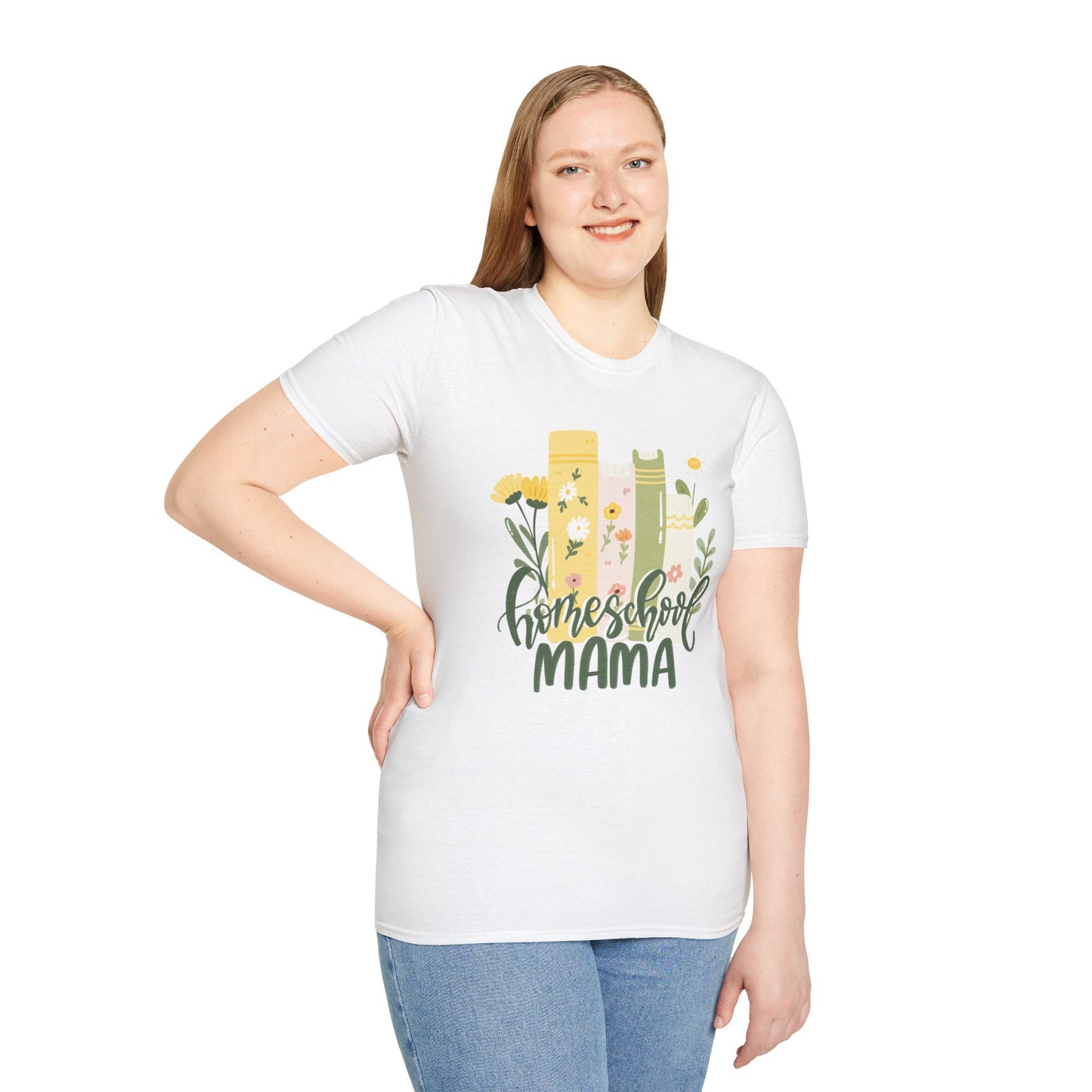 Homeschool Mama Floral Tee