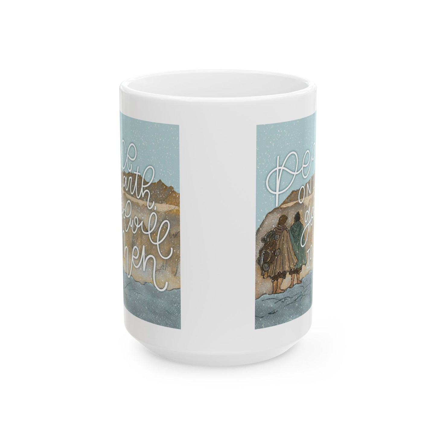 Peace on Earth Lord of the Rings Mug