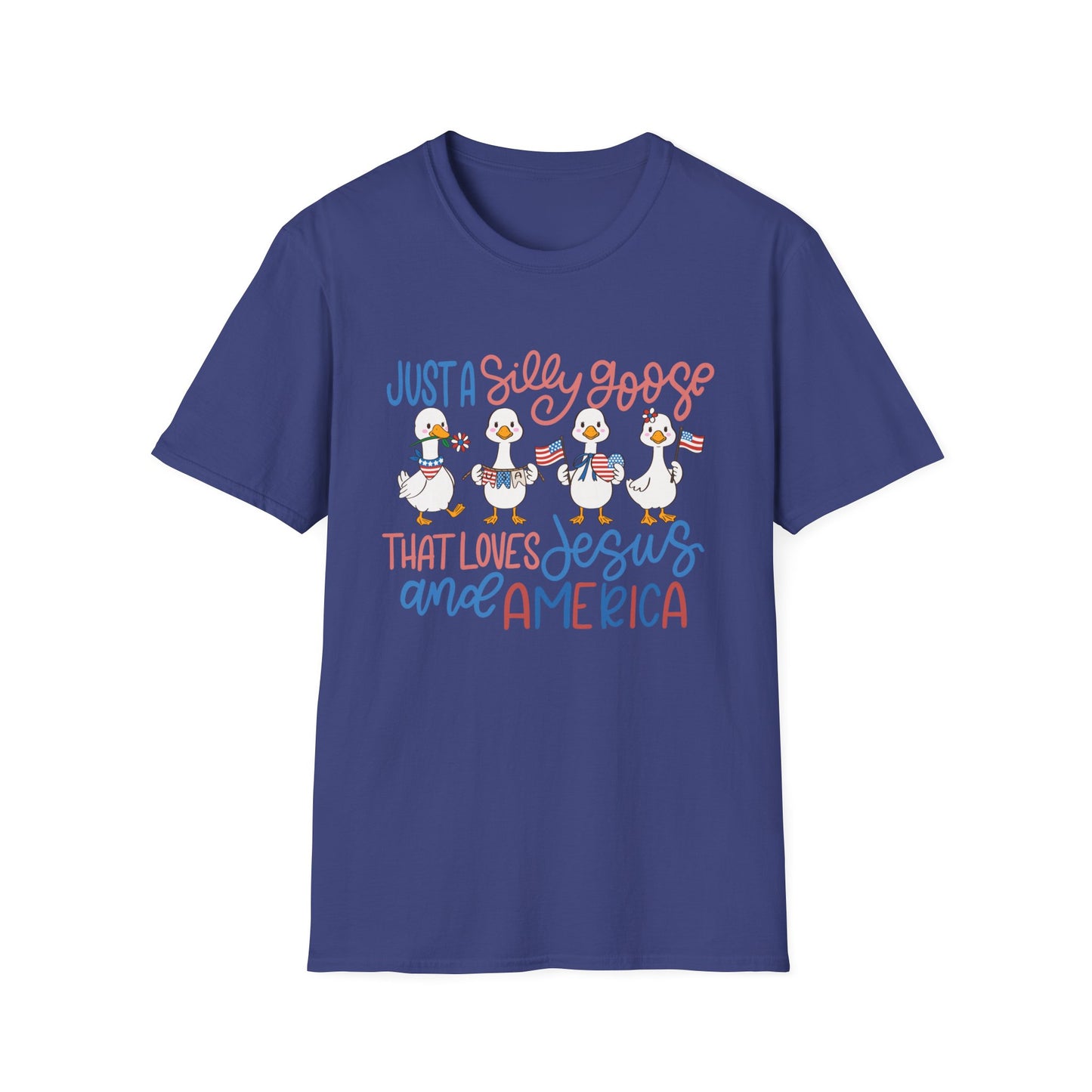 Just a Silly Goose That Loves Jesus and America Tee