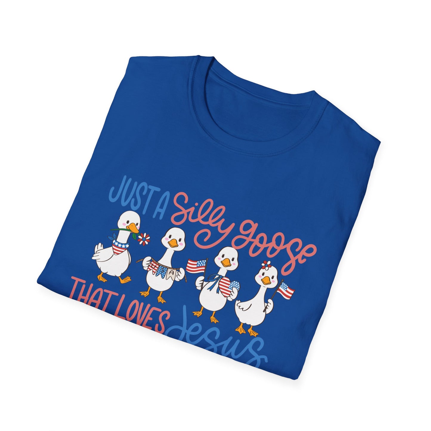 Just a Silly Goose That Loves Jesus and America Tee