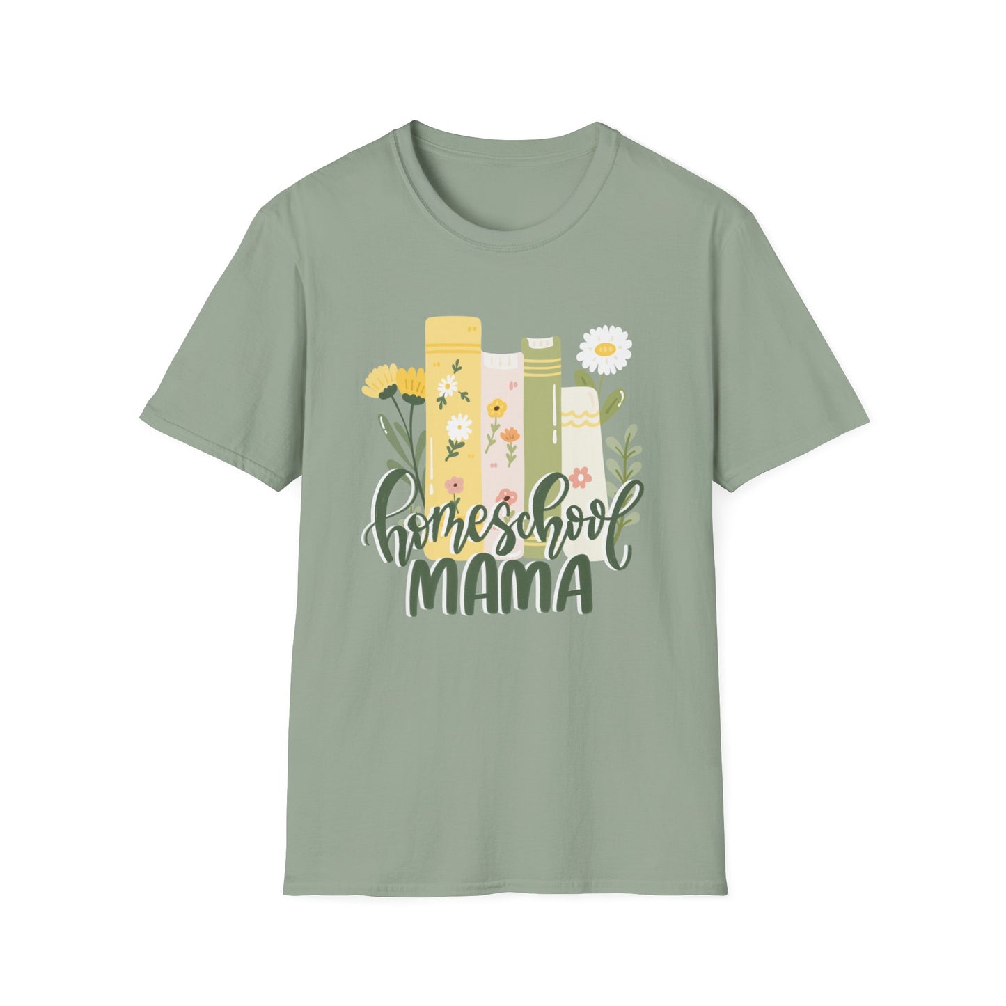 Homeschool Mama Floral Tee