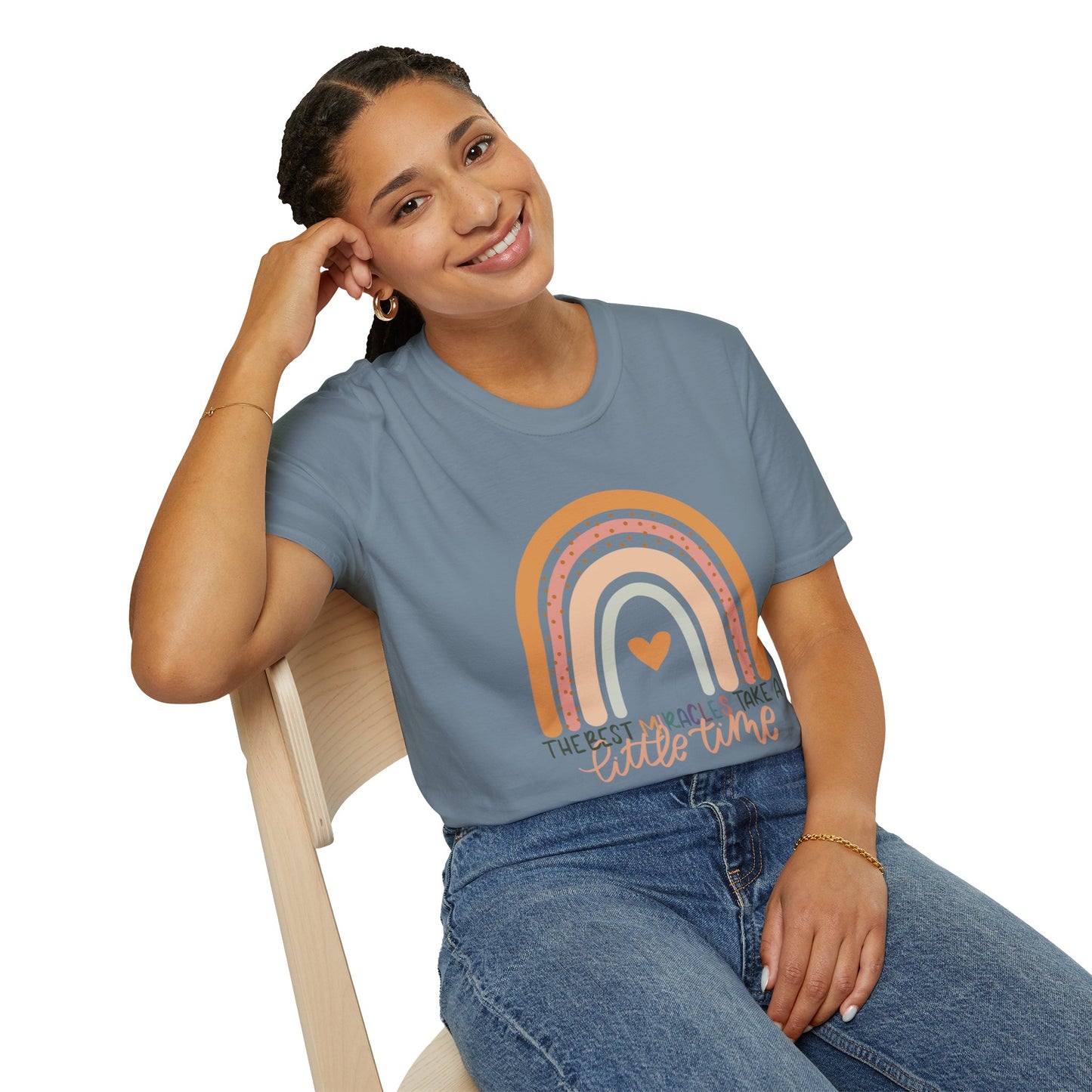 The Best Miracles Take A Little Time Tee