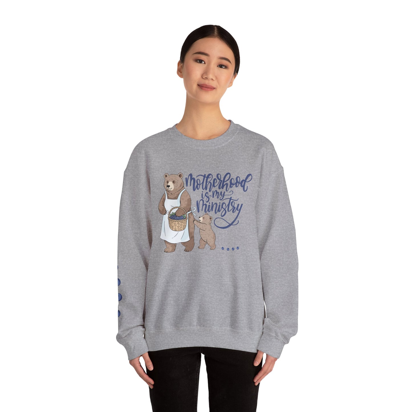 Motherhood Is My Ministry Crewneck Sweatshirt