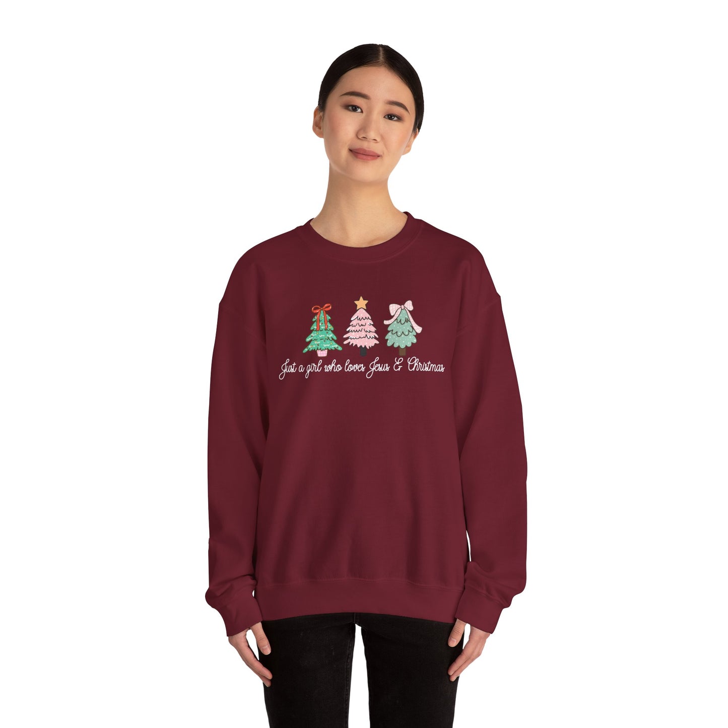 Love Jesus & Christmas Sweatshirt