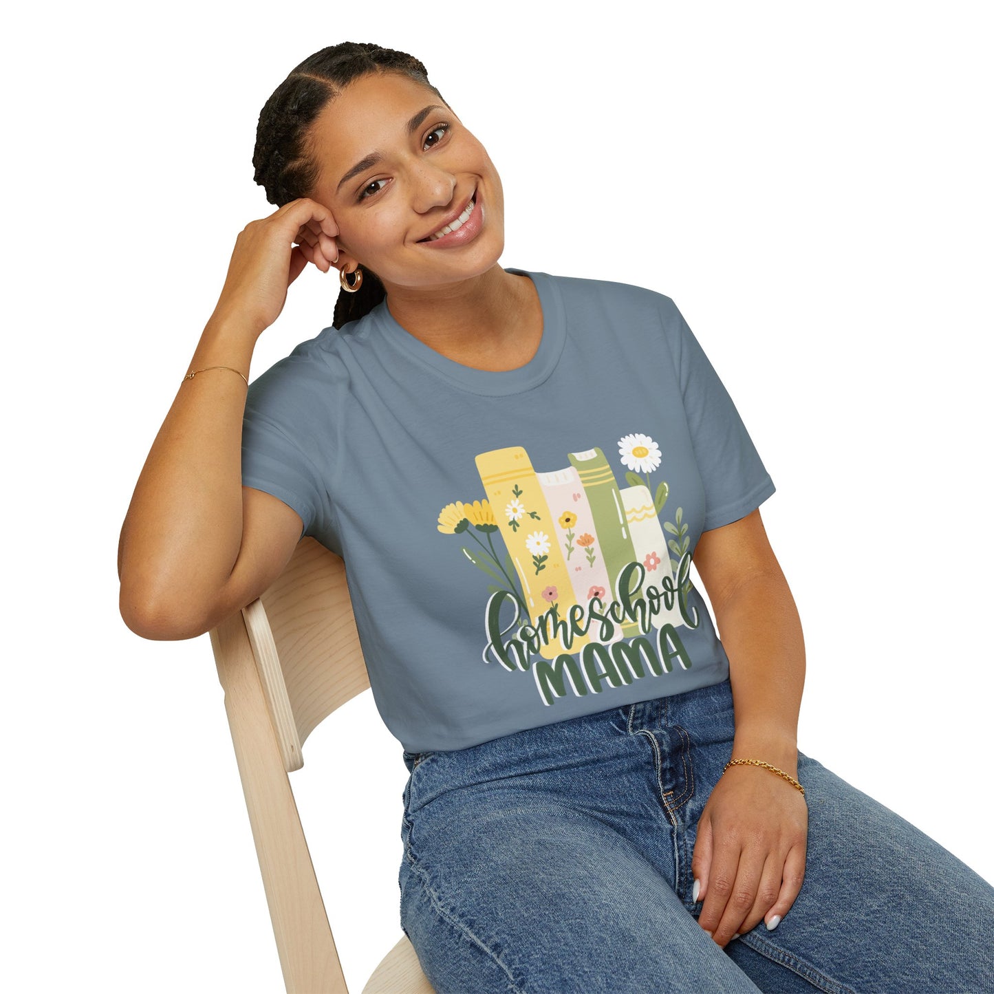 Homeschool Mama Floral Tee