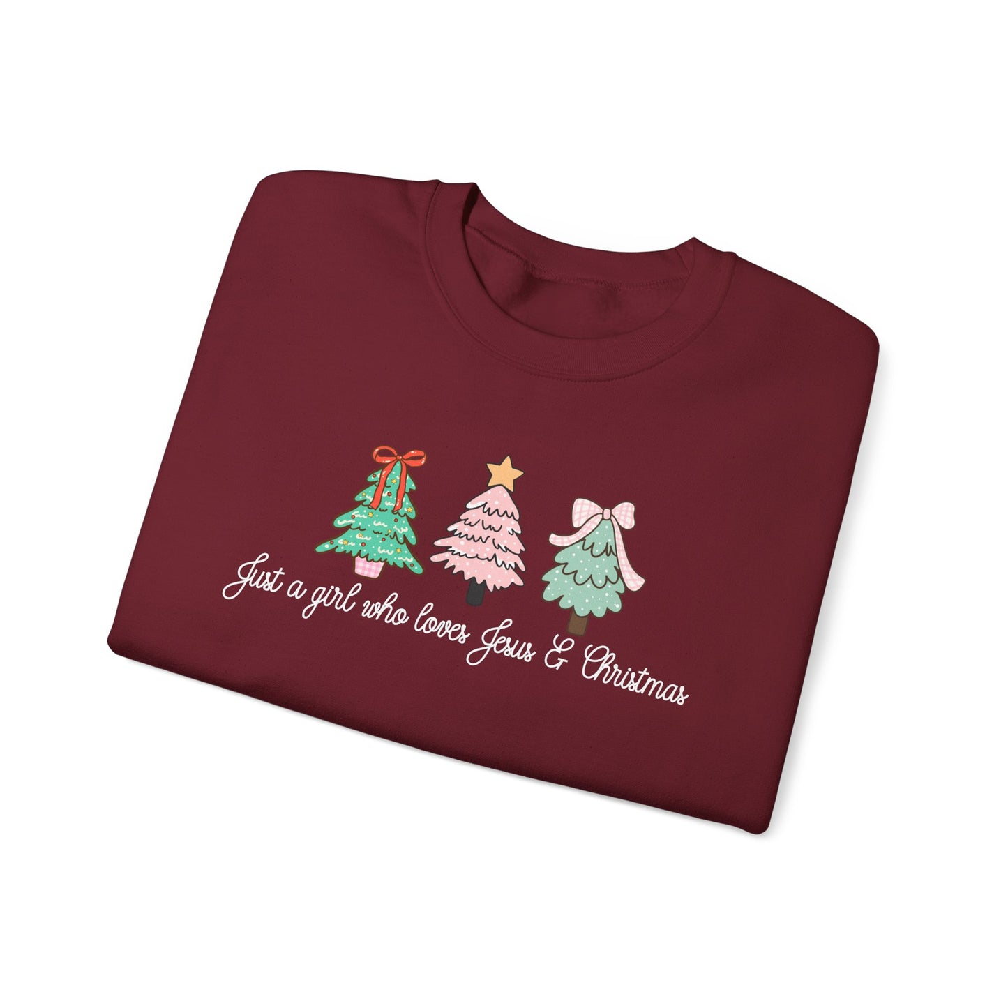 Love Jesus & Christmas Sweatshirt
