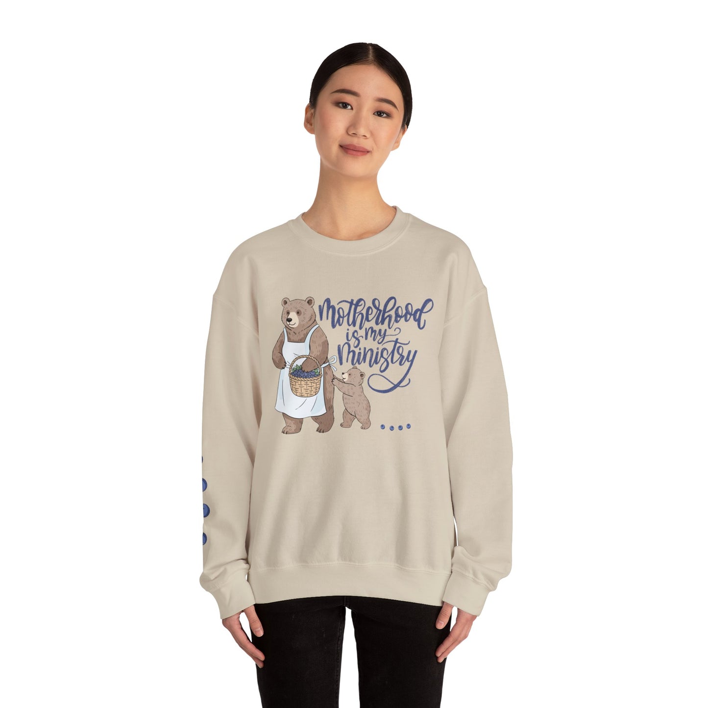 Motherhood Is My Ministry Crewneck Sweatshirt