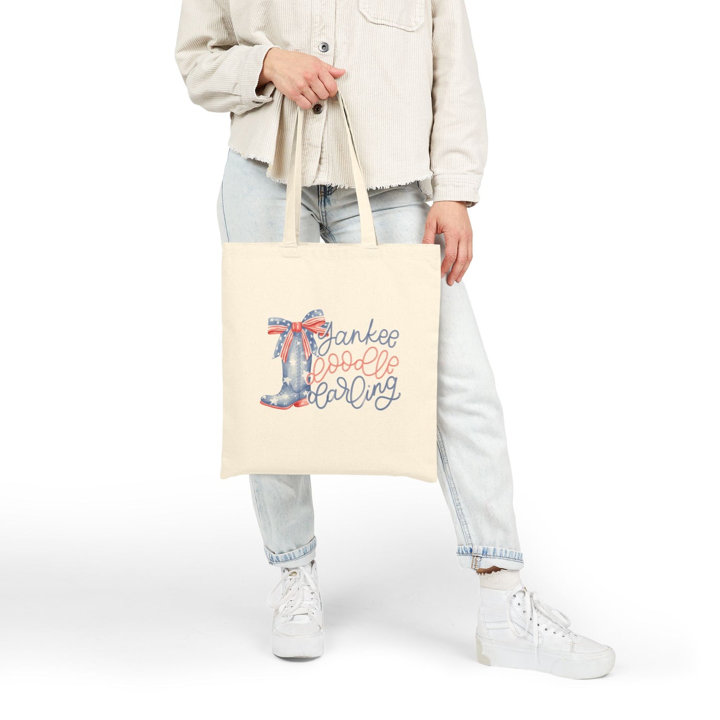 Yankee Doodle Darling Canvas Tote