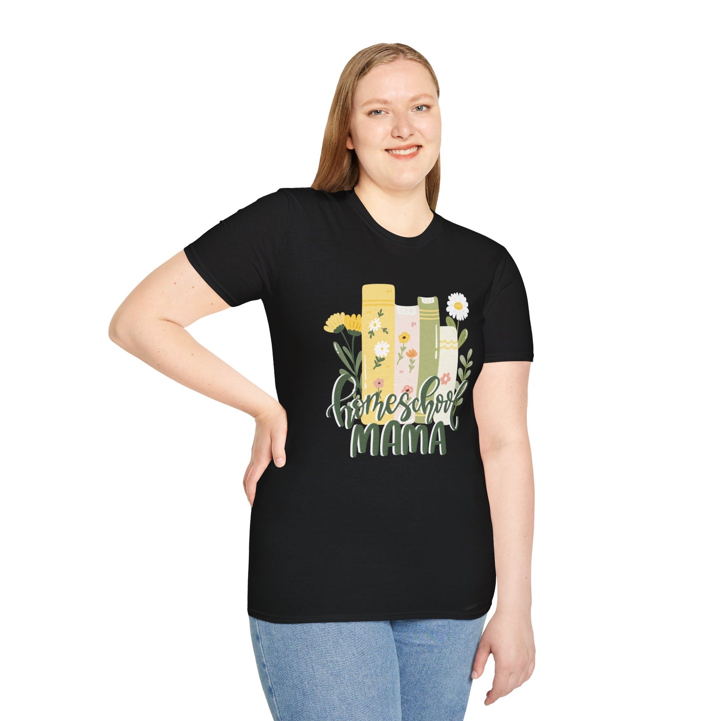 Homeschool Mama Floral Tee