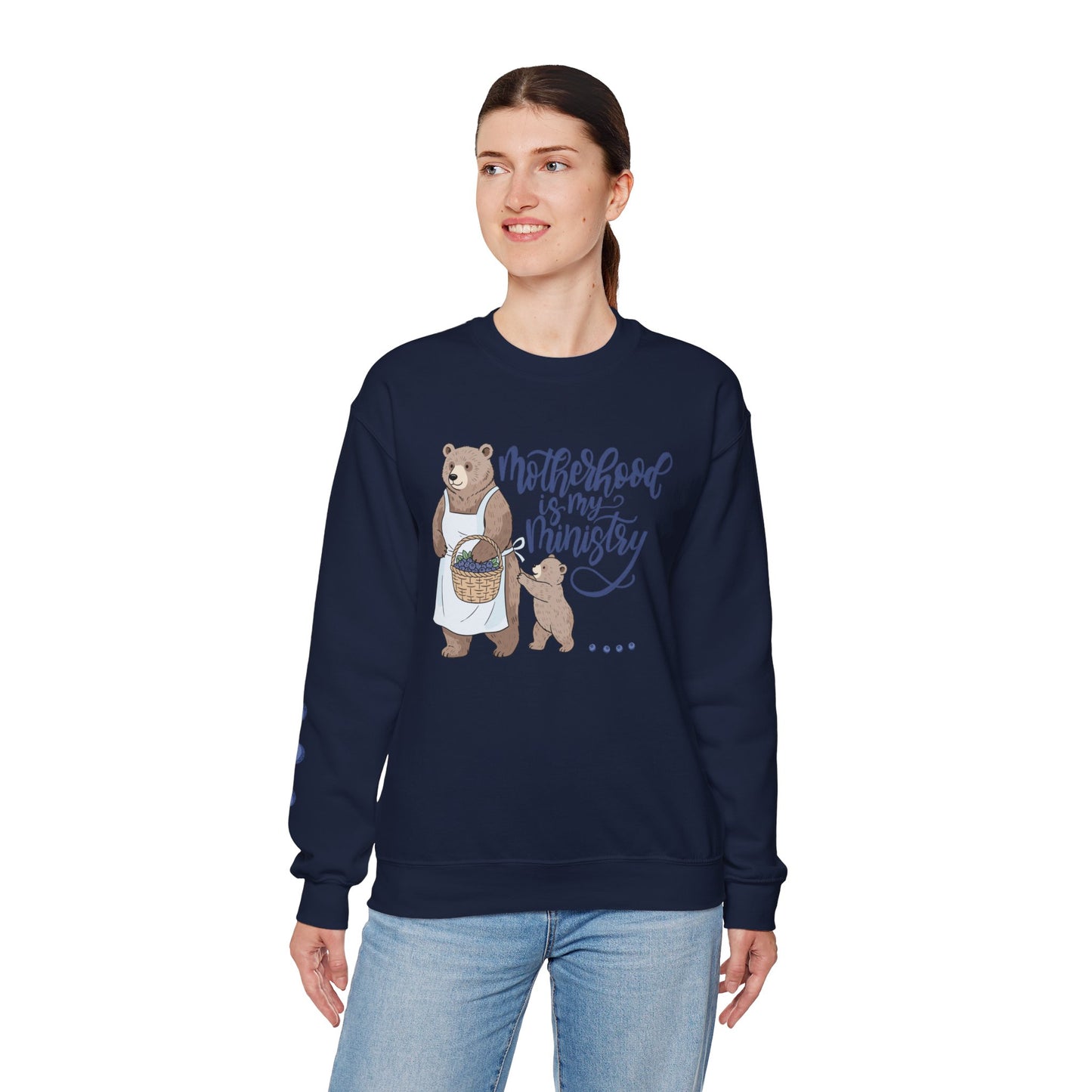 Motherhood Is My Ministry Crewneck Sweatshirt