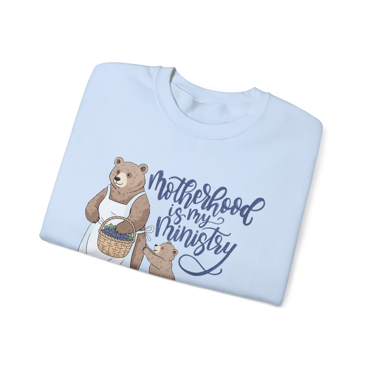 Motherhood Is My Ministry Crewneck Sweatshirt