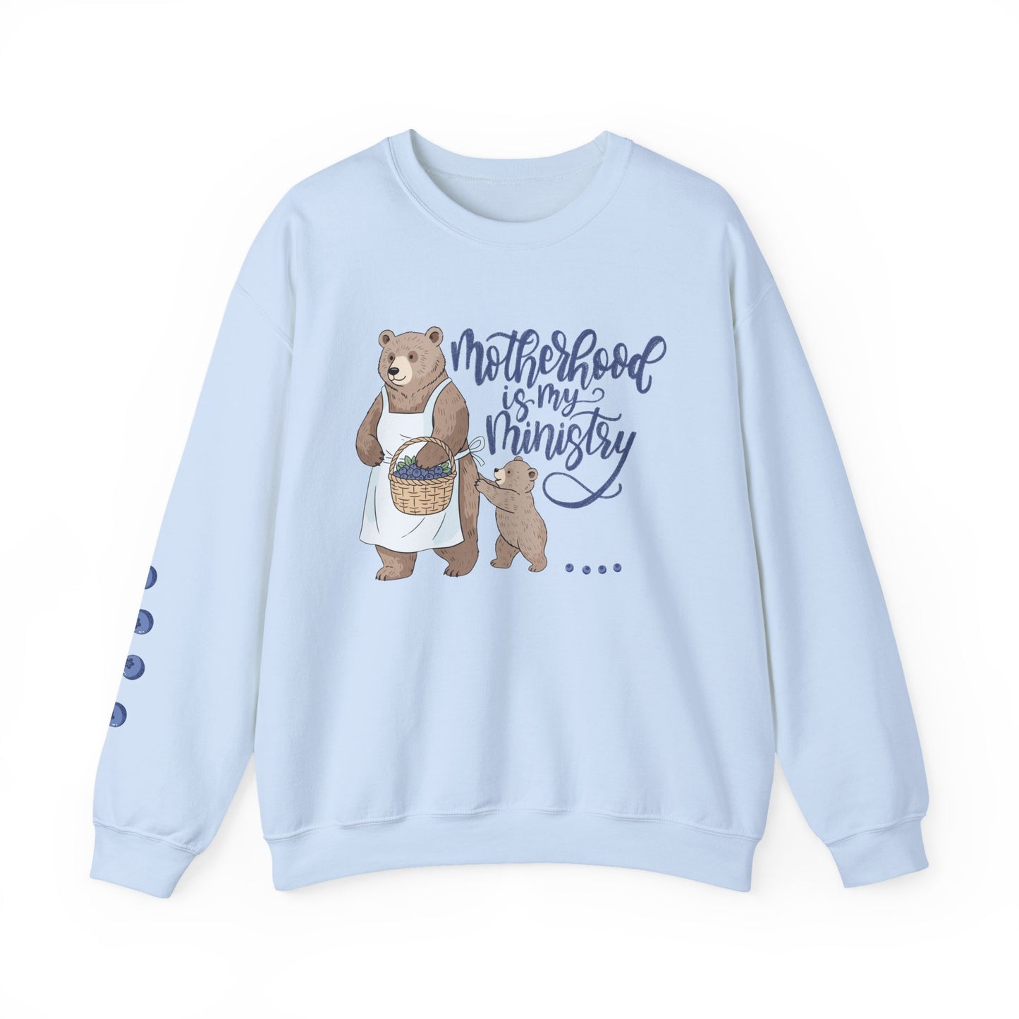 Motherhood Is My Ministry Crewneck Sweatshirt