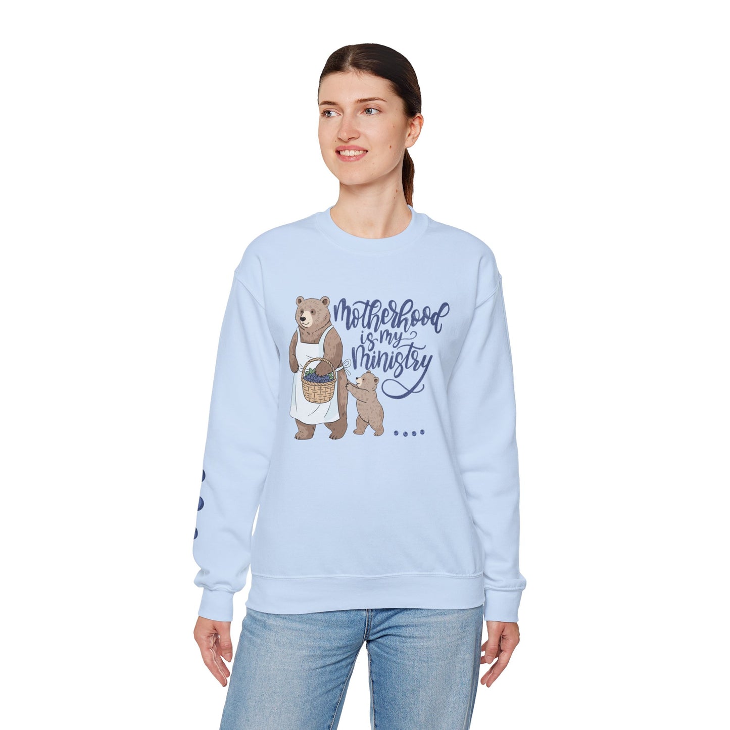 Motherhood Is My Ministry Crewneck Sweatshirt