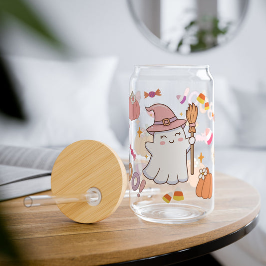Cute Ghostie + Candy Glass