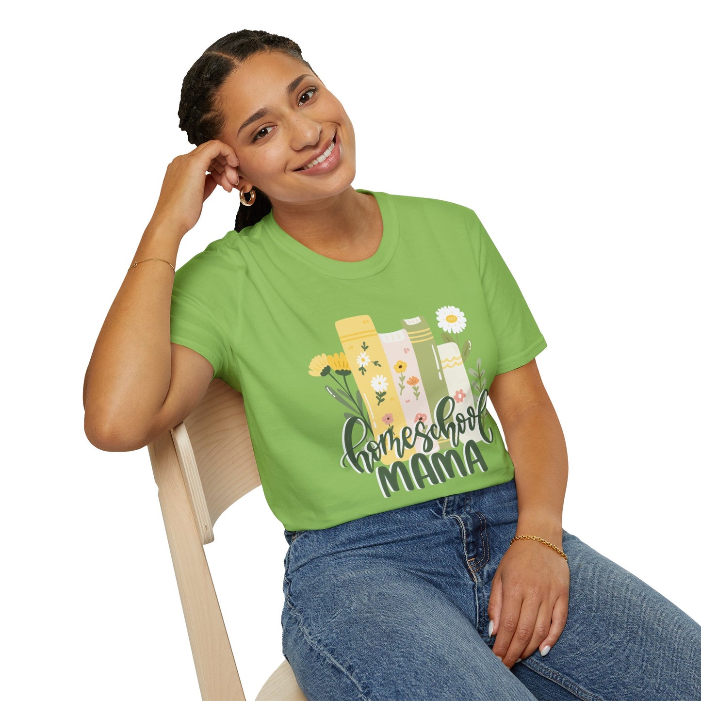 Homeschool Mama Floral Tee