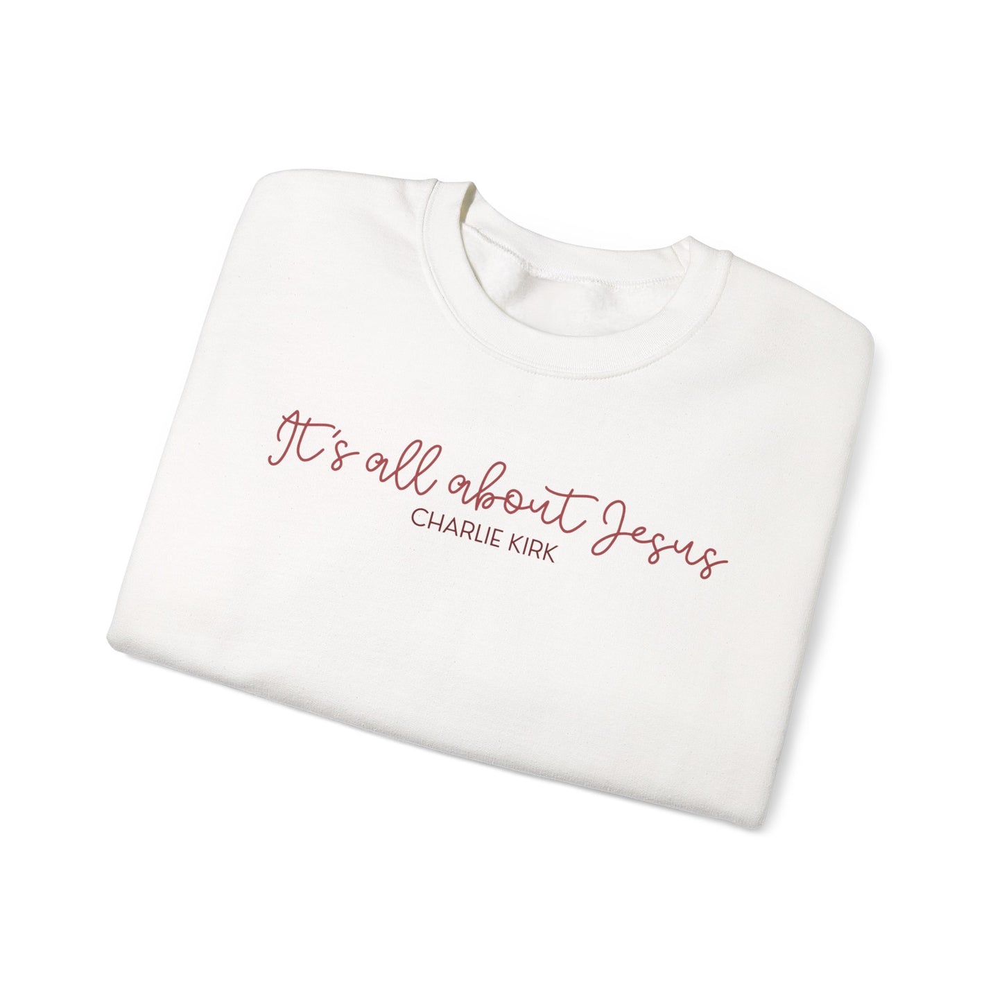 All About Jesus Crewneck Sweatshirt