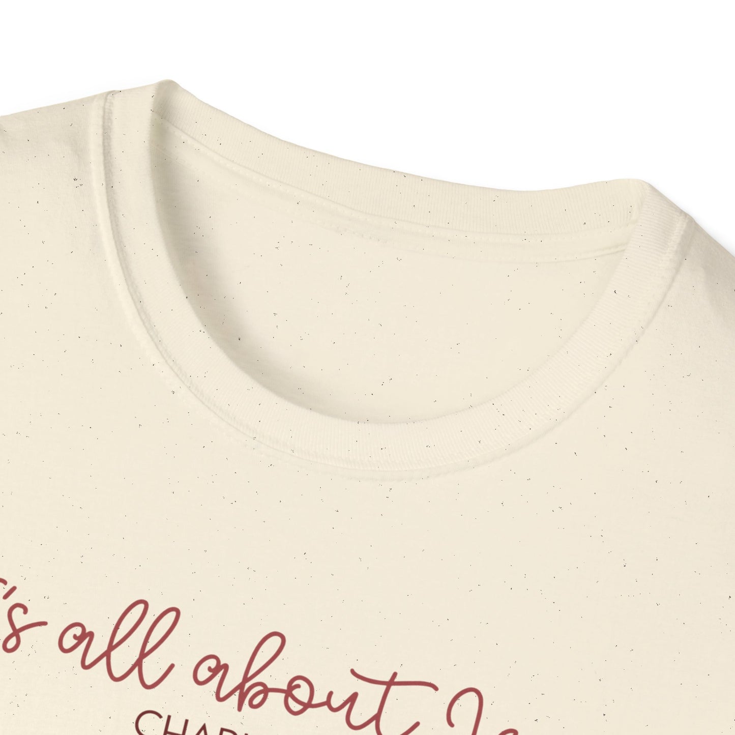 All About Jesus Tee (Red&Blue Design)