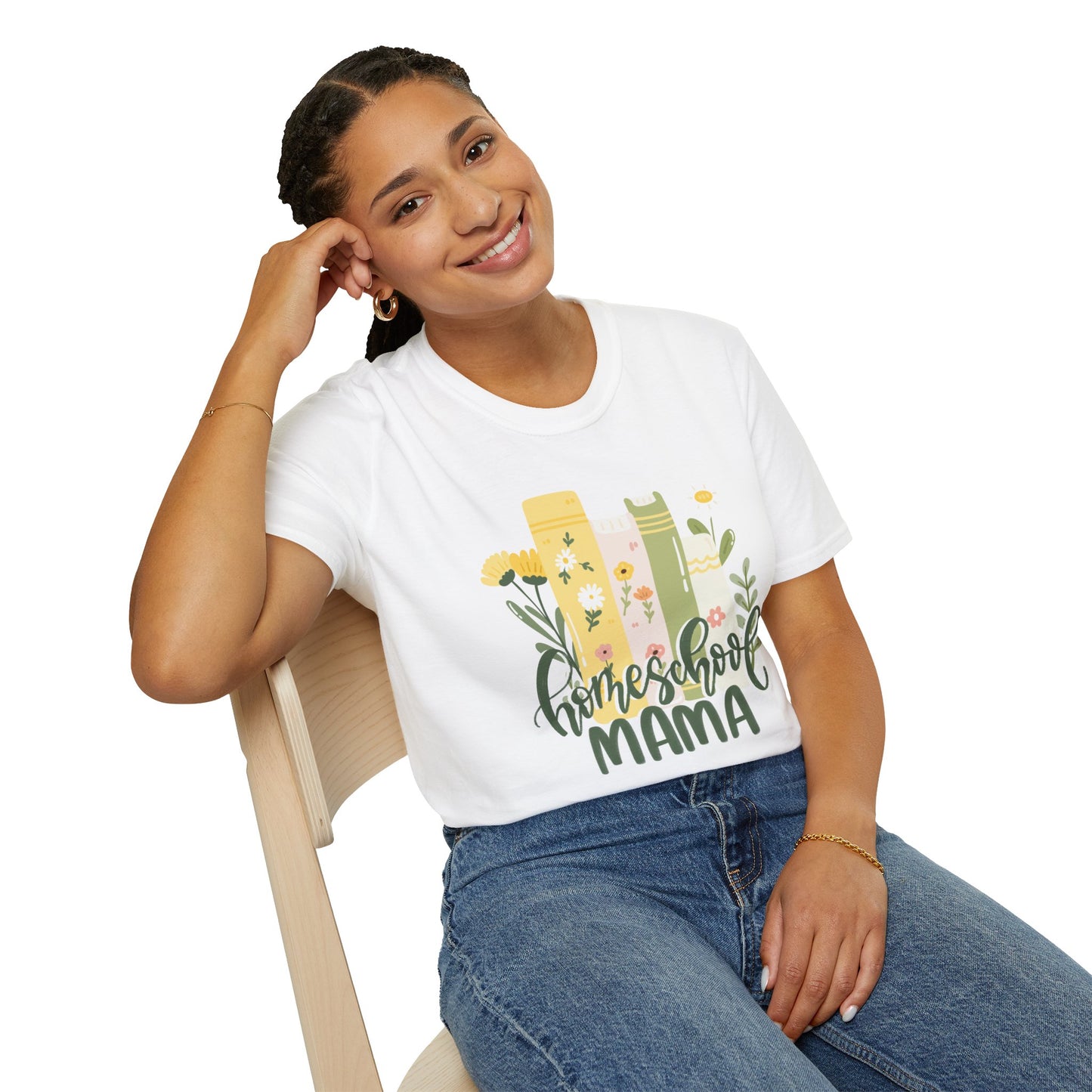 Homeschool Mama Floral Tee