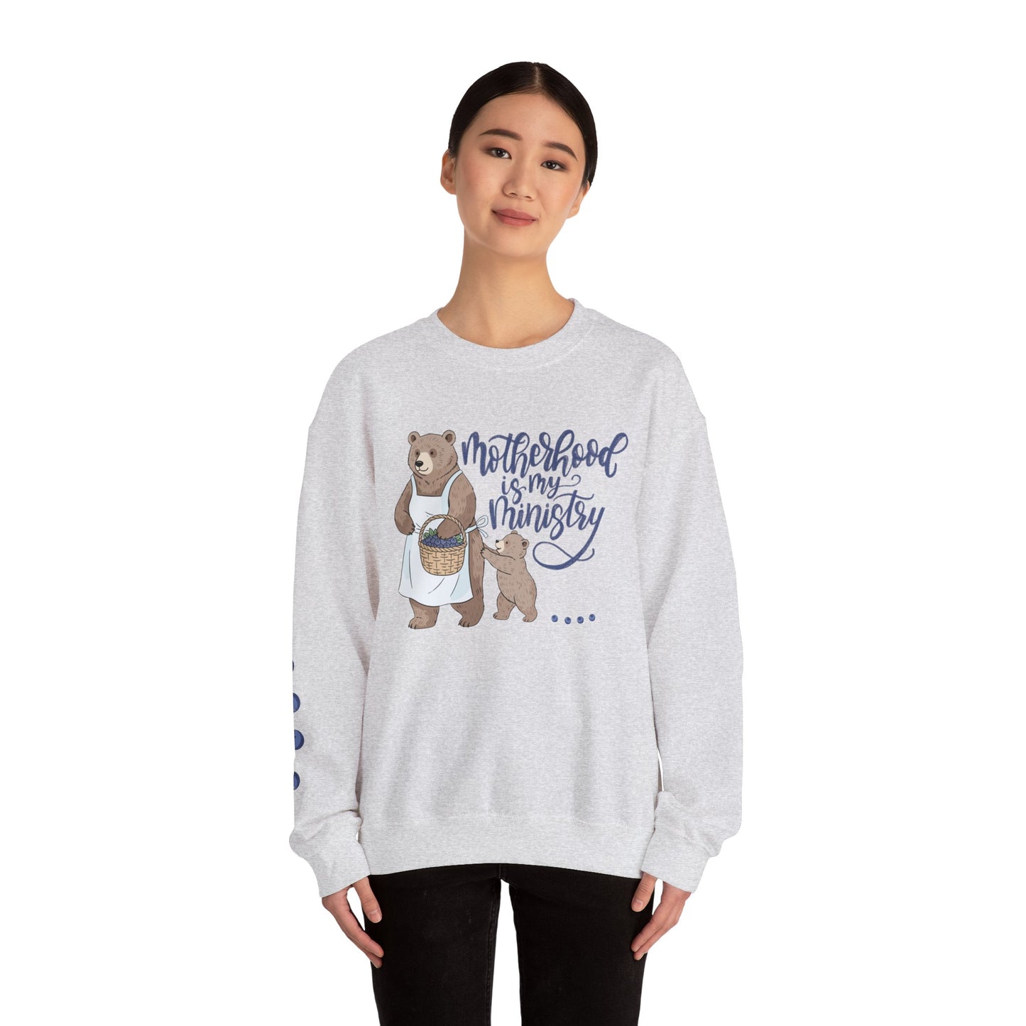 Motherhood Is My Ministry Crewneck Sweatshirt