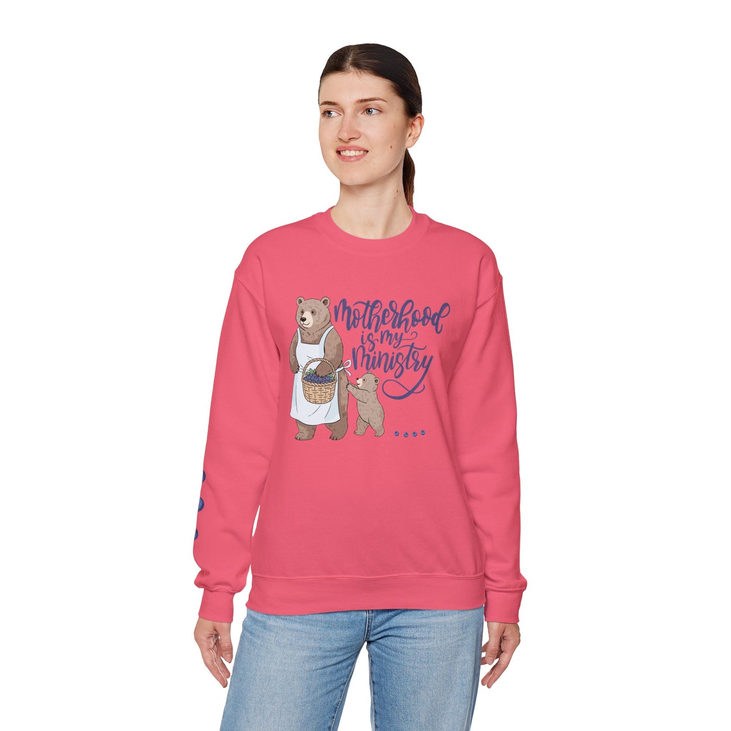 Motherhood Is My Ministry Crewneck Sweatshirt