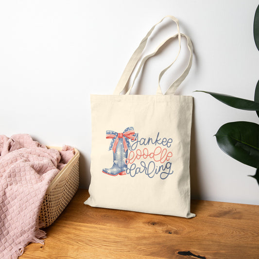 Yankee Doodle Darling Canvas Tote