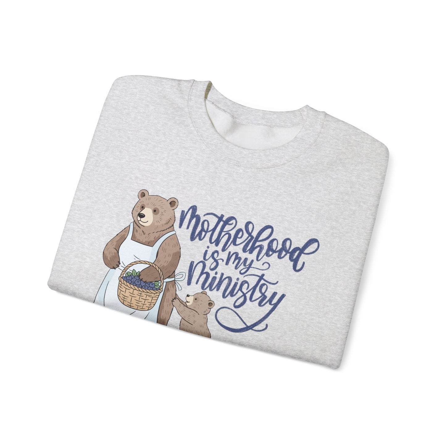 Motherhood Is My Ministry Crewneck Sweatshirt