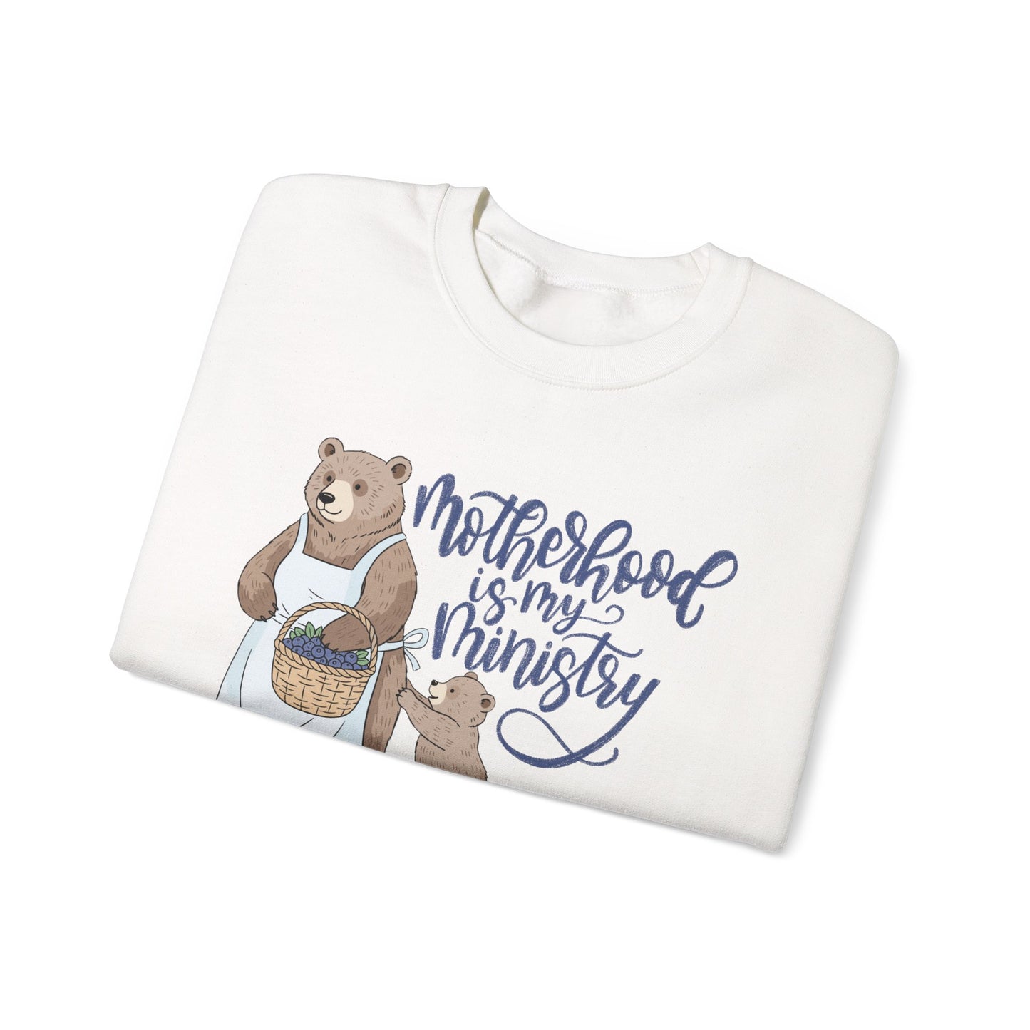 Motherhood Is My Ministry Crewneck Sweatshirt