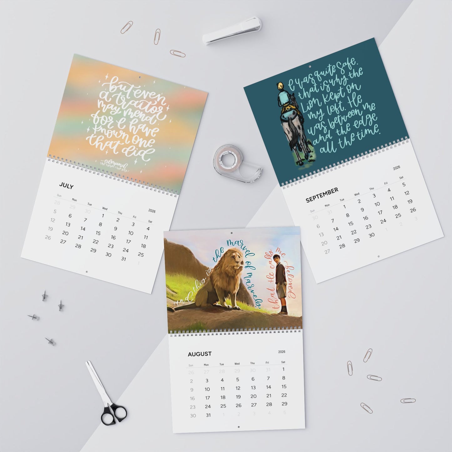 2026 Narnian Wall Calendar