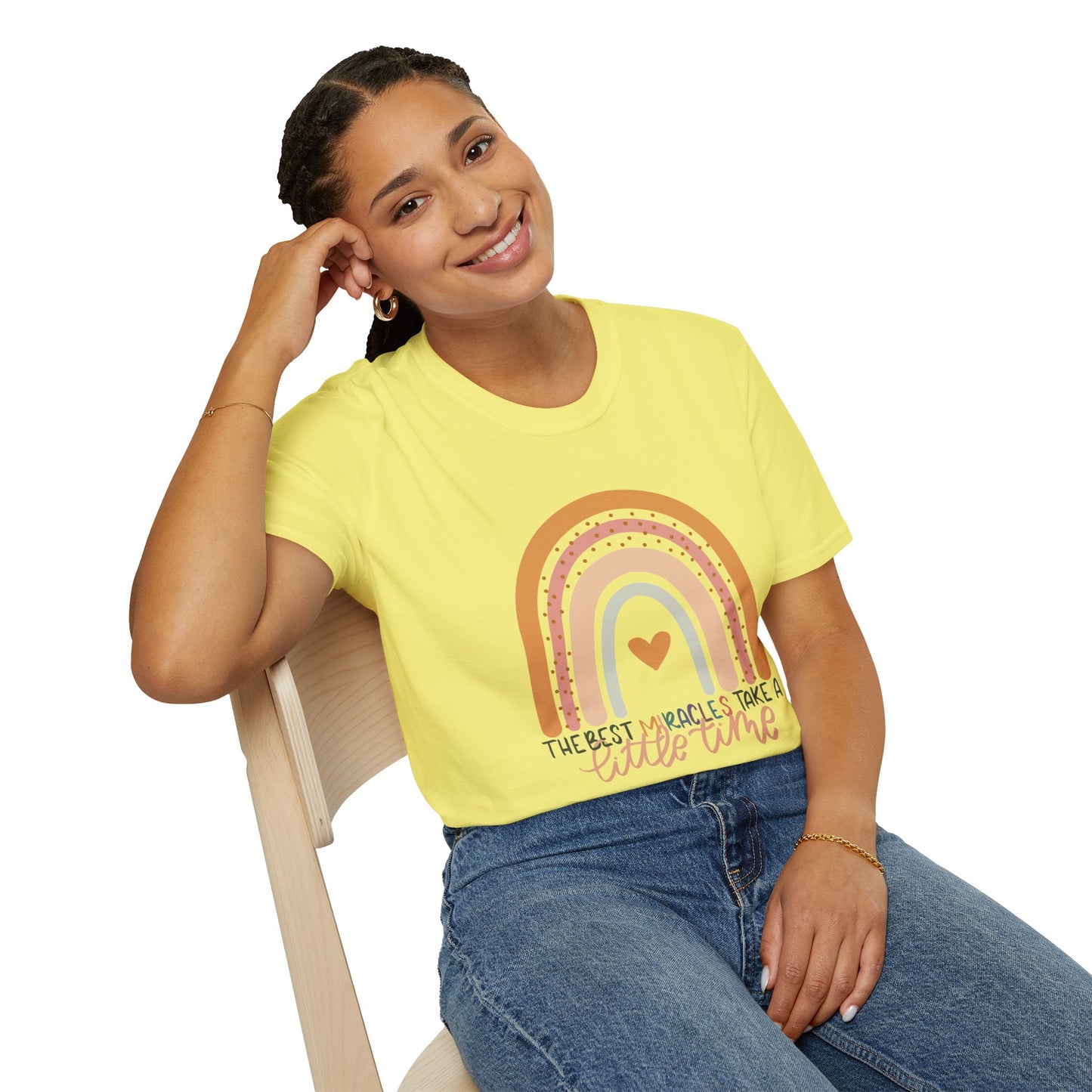 The Best Miracles Take A Little Time Tee