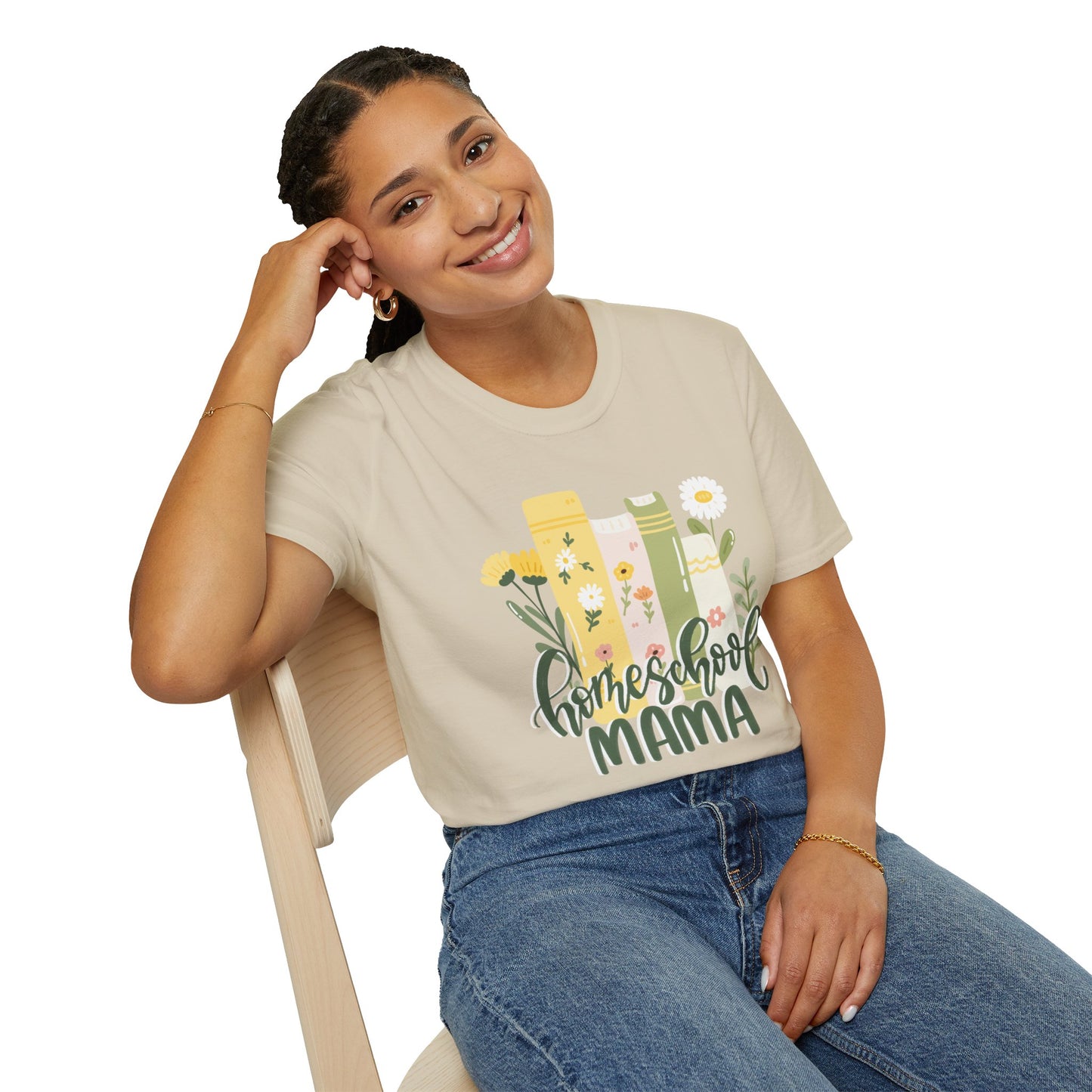 Homeschool Mama Floral Tee