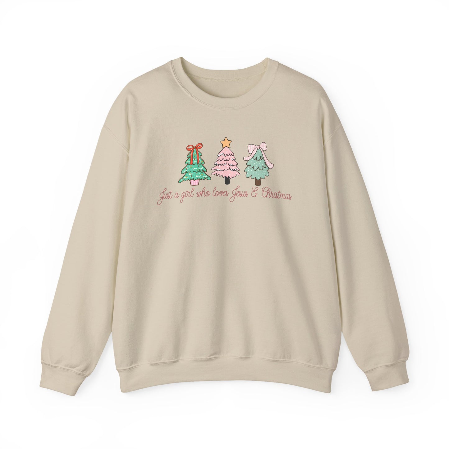 Love Jesus & Christmas Sweatshirt