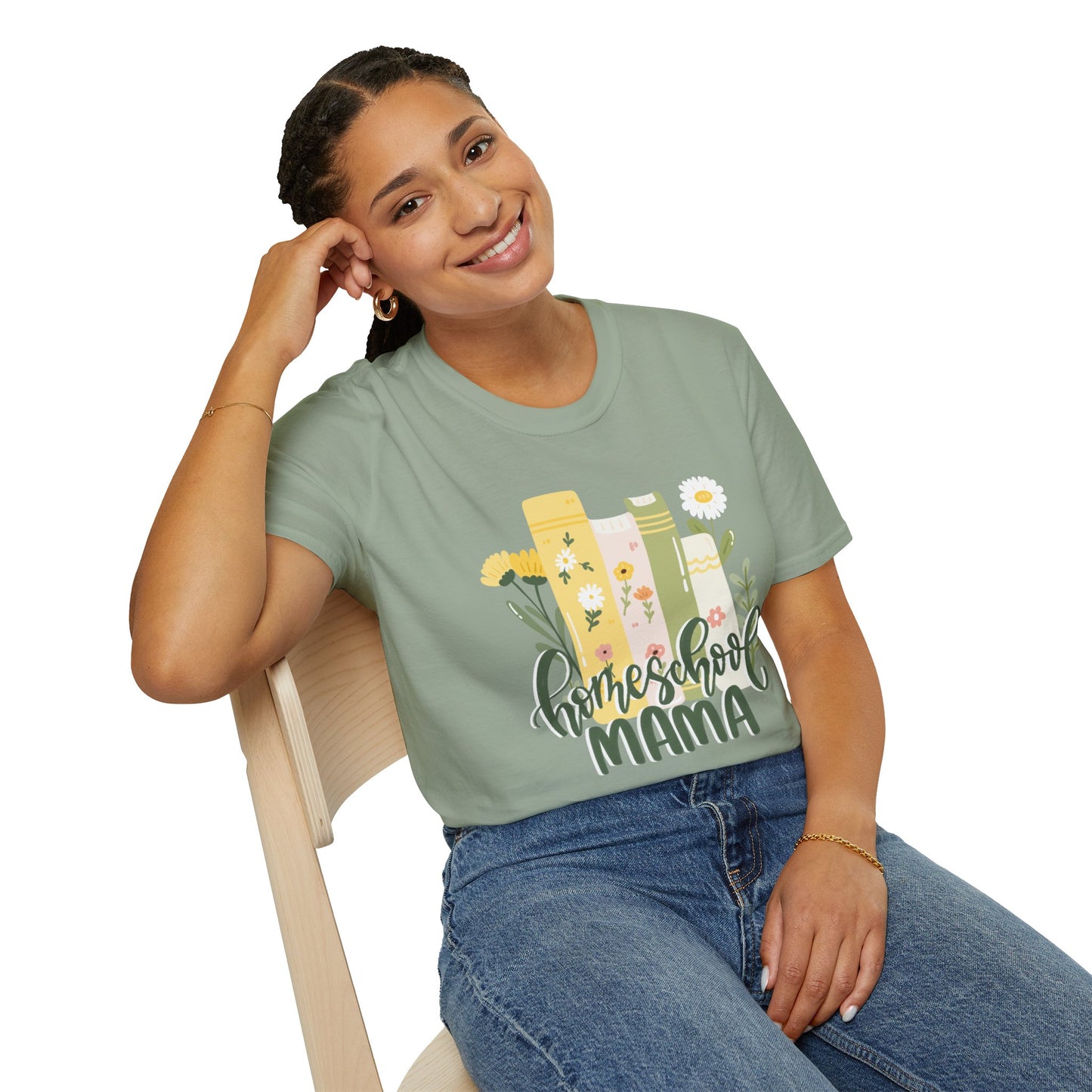 Homeschool Mama Floral Tee
