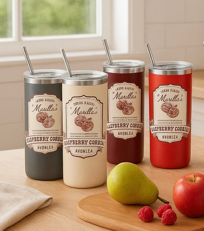 Raspberry Cordial Skinny Tumbler