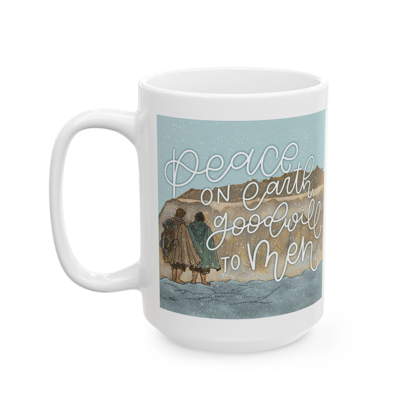 Peace on Earth Lord of the Rings Mug