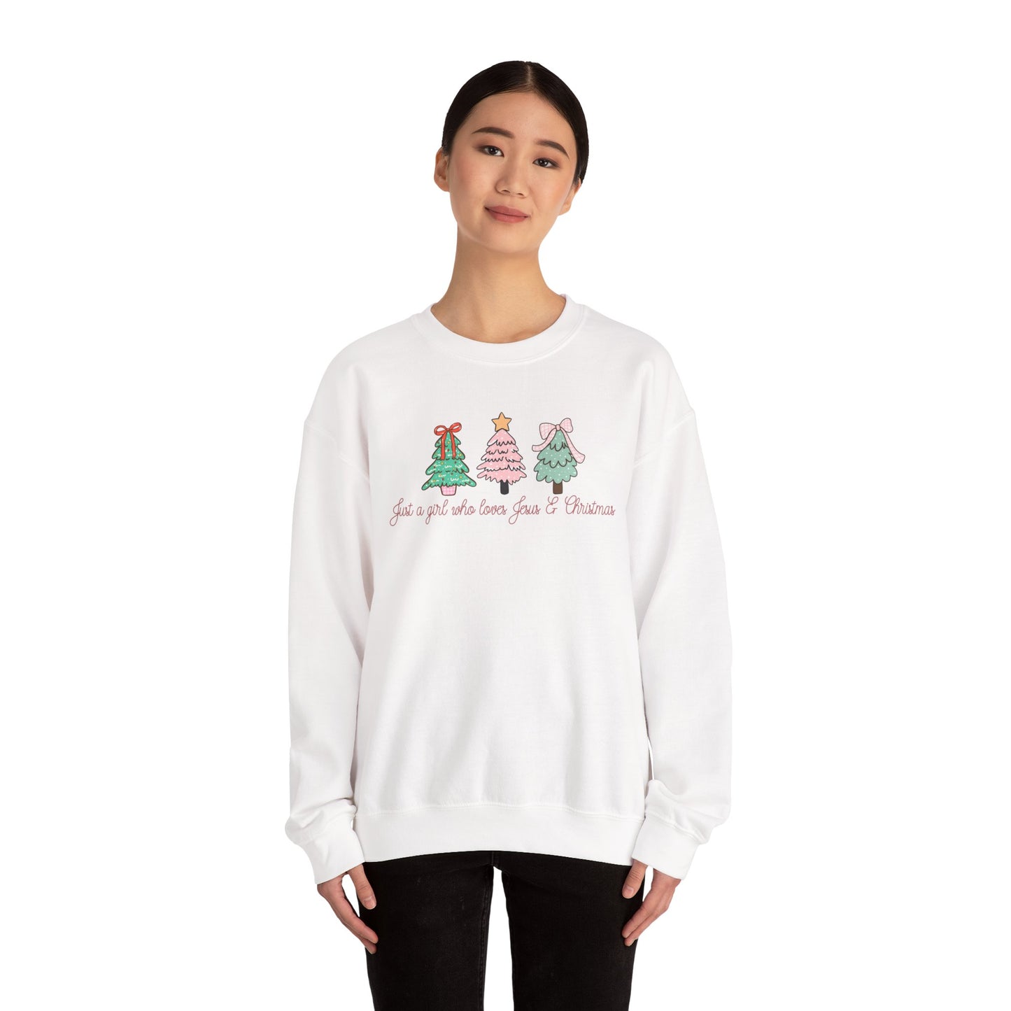 Love Jesus & Christmas Sweatshirt