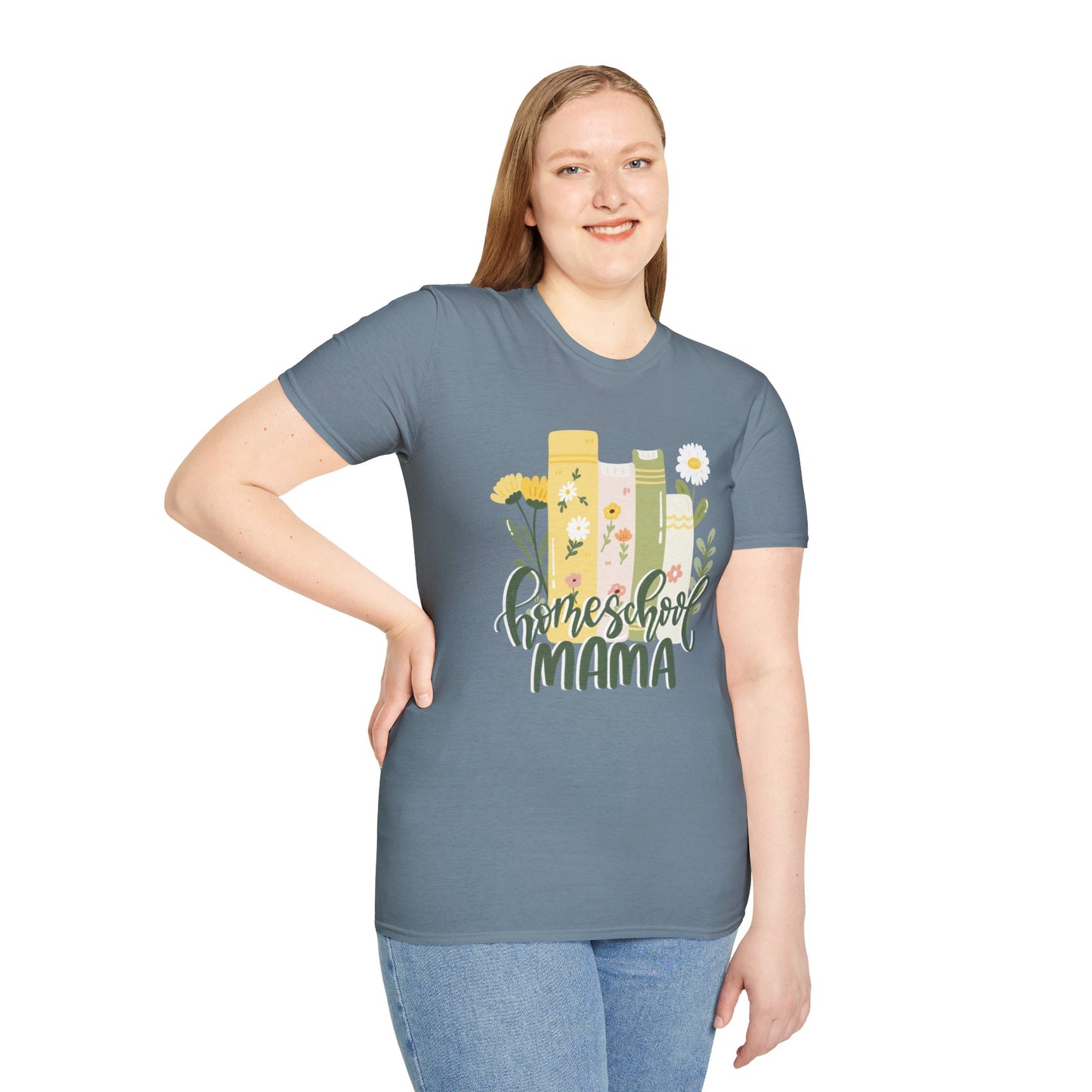 Homeschool Mama Floral Tee