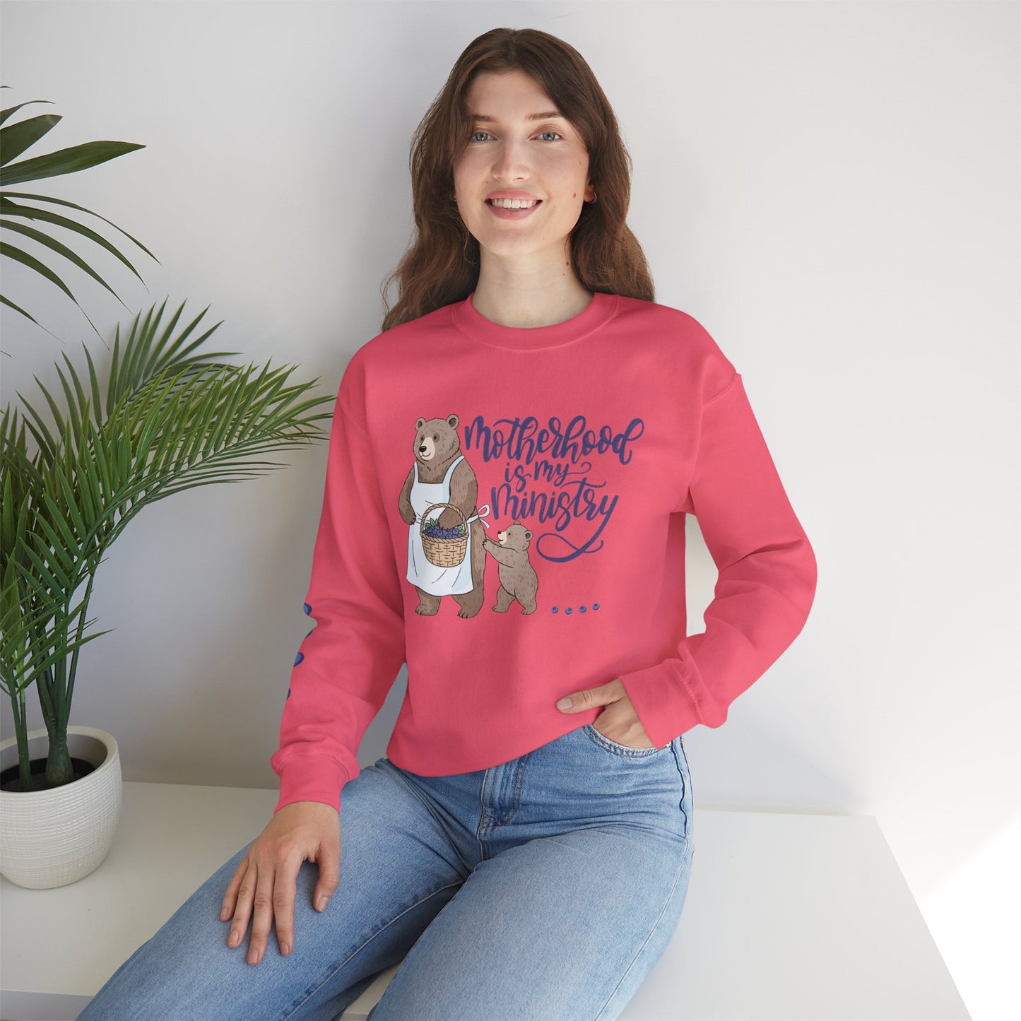 Motherhood Is My Ministry Crewneck Sweatshirt