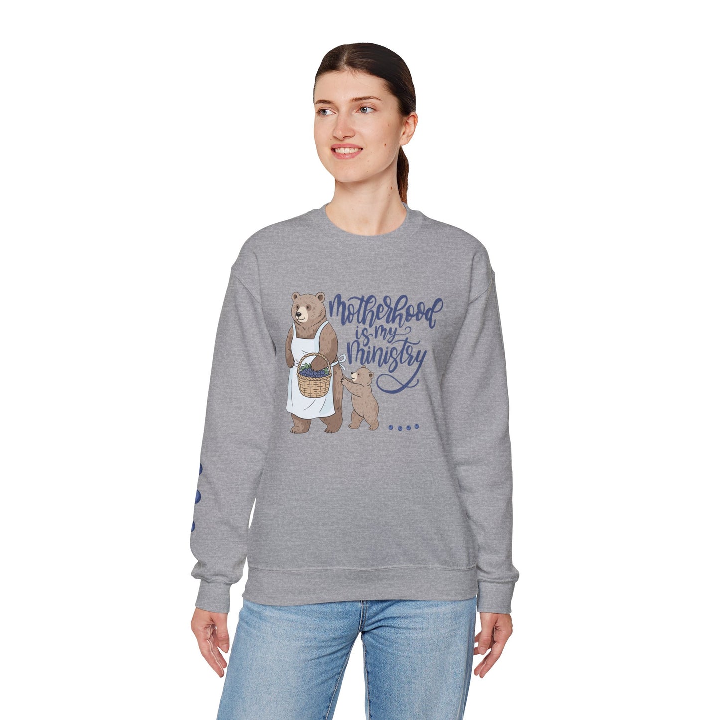 Motherhood Is My Ministry Crewneck Sweatshirt