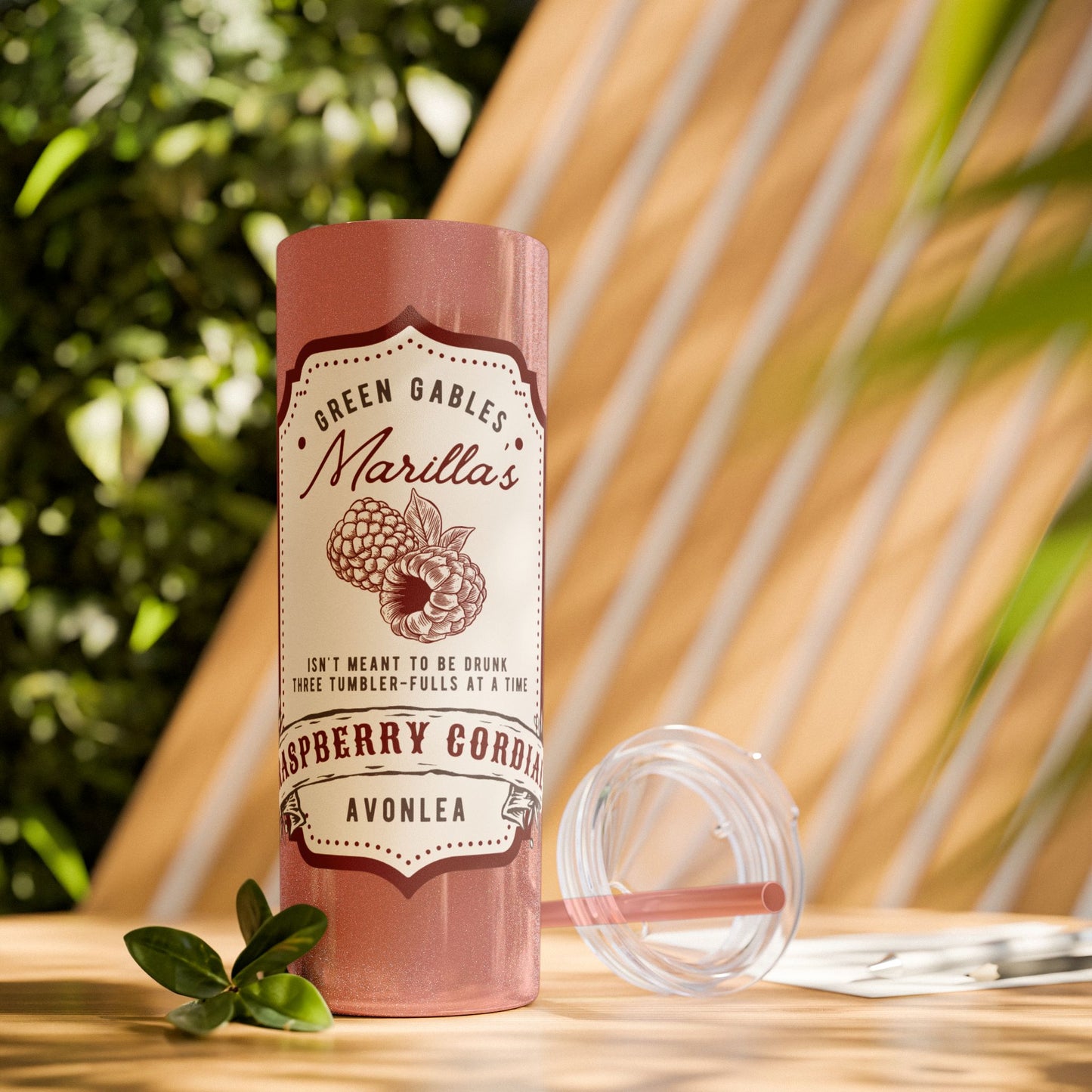 Raspberry Cordial Skinny Tumbler