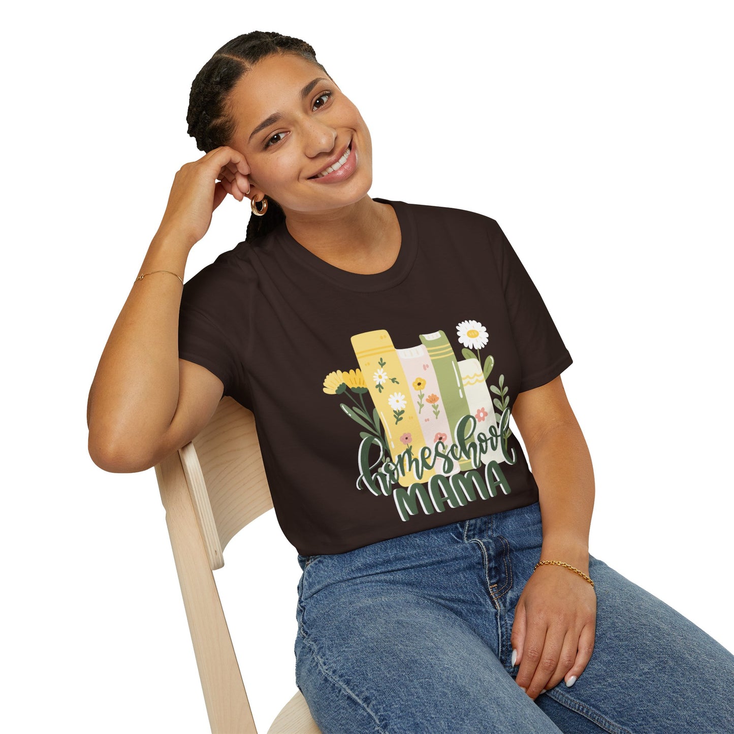 Homeschool Mama Floral Tee